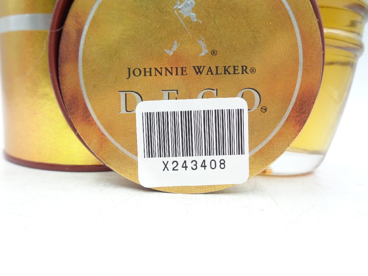 JOHNNIE WALKER DECO ジョニー ウォーカー デコ スコッチ ウイスキー 350ml 40％ 箱入 未開封 古酒 X243408_画像2