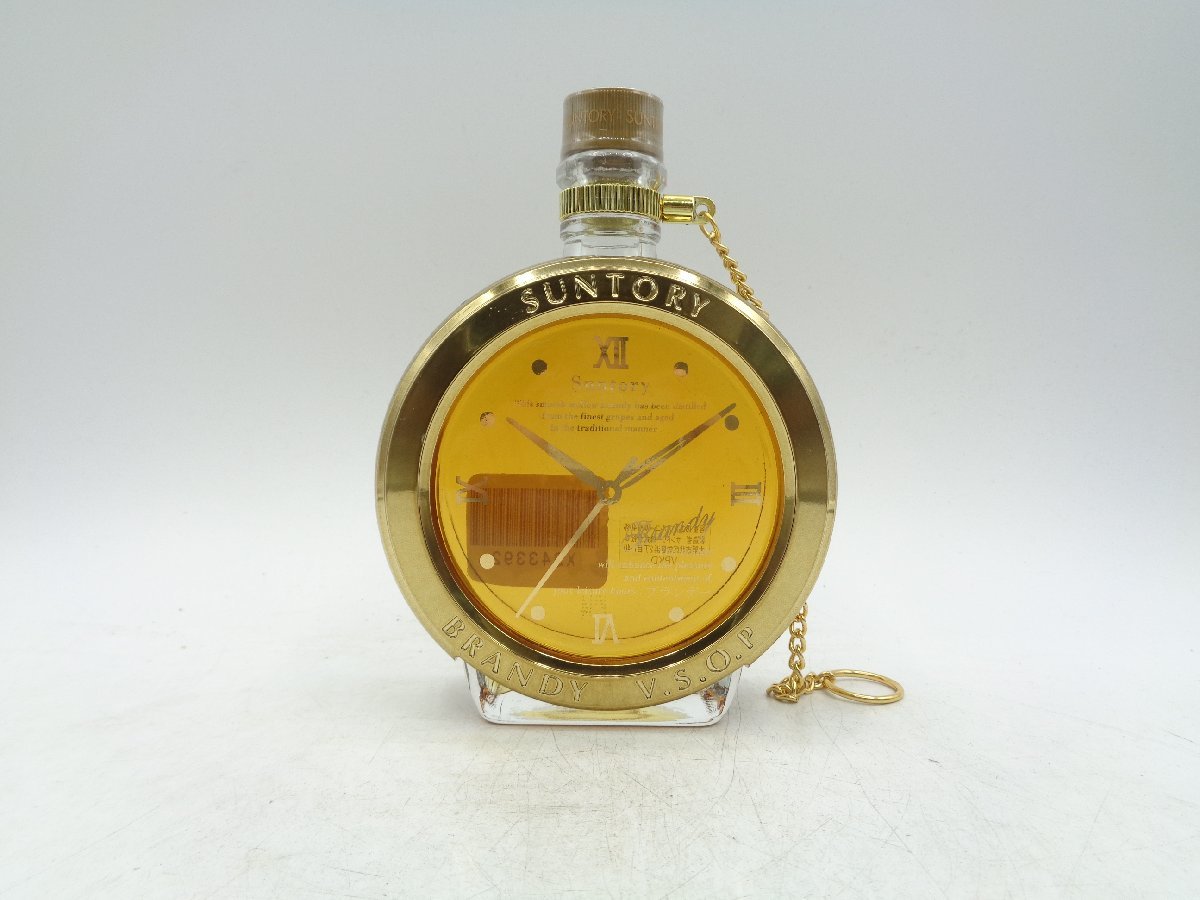 SUNTORY BRANDY VSOP サントリー ブランデー 懐中時計 未開封 古酒 150ml 43% X243392_画像1