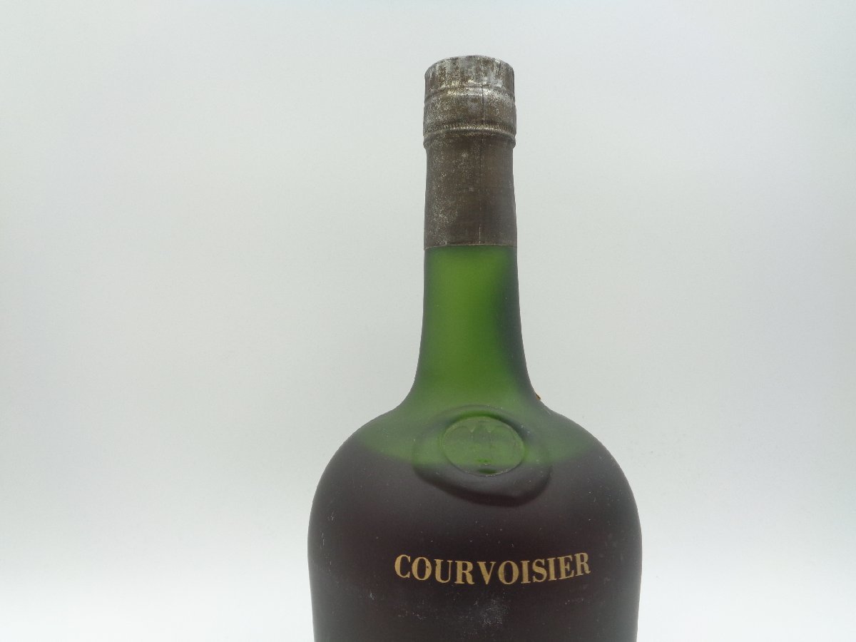 【1円】～ COURVOISIER NAPOLEON クルボアジェ ナポレオン コニャック ブランデー グリーンボトル 未開封 古酒 ※ラベルなし X243683_画像6