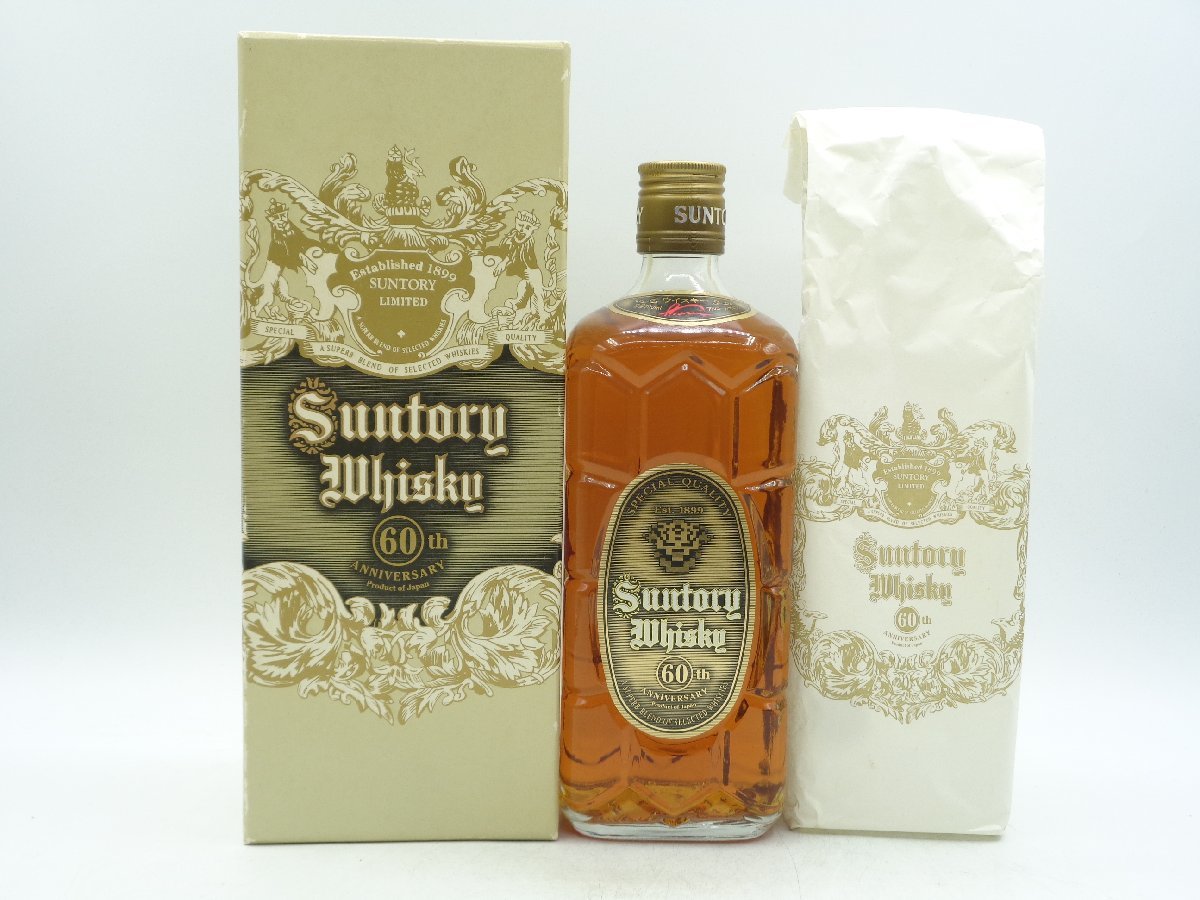 SUNTORY WHISKY サントリー ウイスキー 角瓶 発売60周年記念 特角 10年