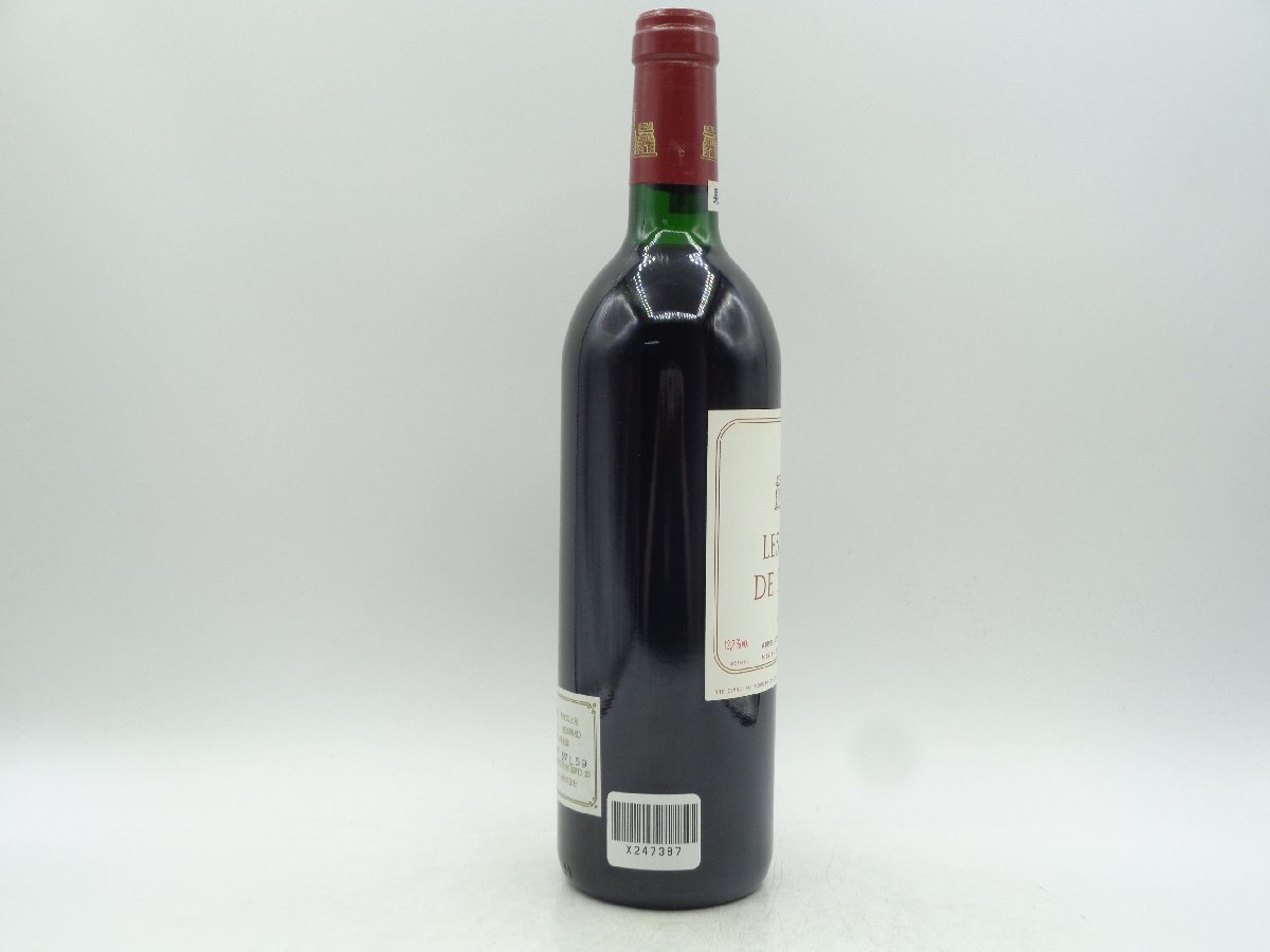 LES FORTS DE LATOUR 1993 レフォール ド ラトゥール セカンド ポイヤック 赤ワイン 750ml 12.5％ 未開封 古酒 X247387_画像4