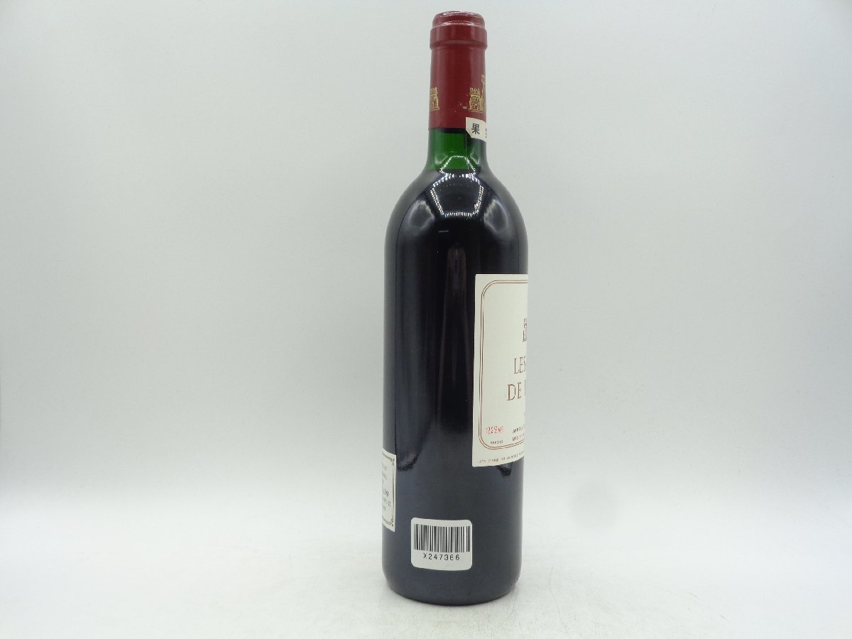 LES FORTS DE LATOUR 1993 レフォール ド ラトゥール セカンド ポイヤック 赤ワイン 750ml 12.5％ 未開封 古酒 X247386_画像4