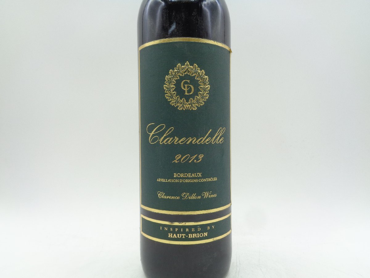 【1円】～ Clarendelle 2013 Clarence Dillon クラレンドル クラレンス ディロン オー ブリオン 赤ワイン 750ml 未開封 古酒 A4795_画像5