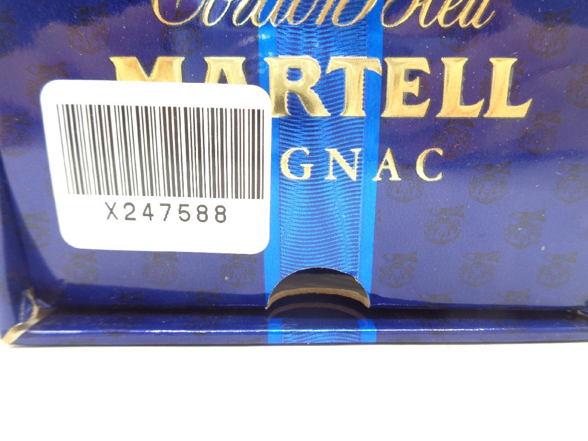 MARTELL CORDON BLEU Martell koru Don blue green bottle cognac brandy 700ml in box unopened old sake X247588