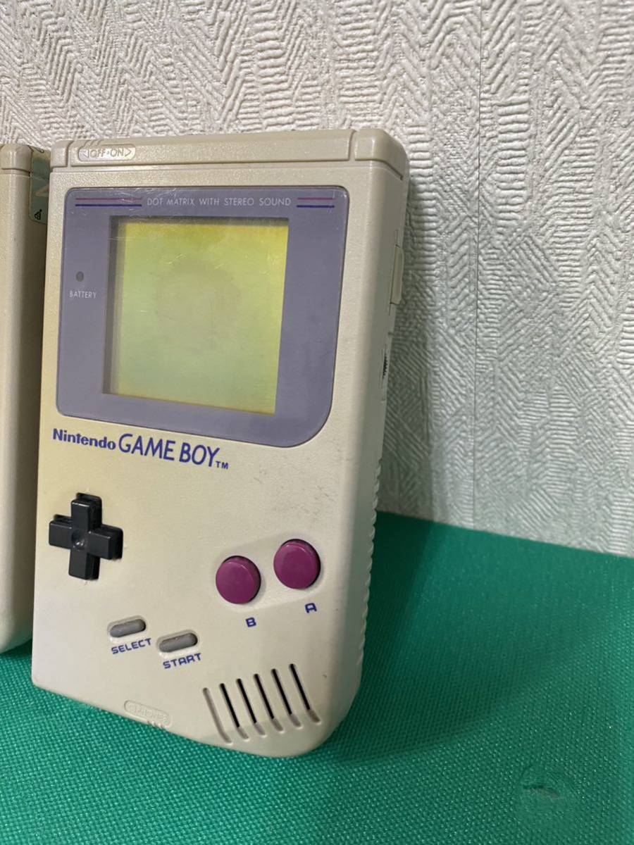 □ジャンク Nintendo GAME BOY DMG-01 2台まとめて 初代ゲームボーイ 任天堂 _画像3