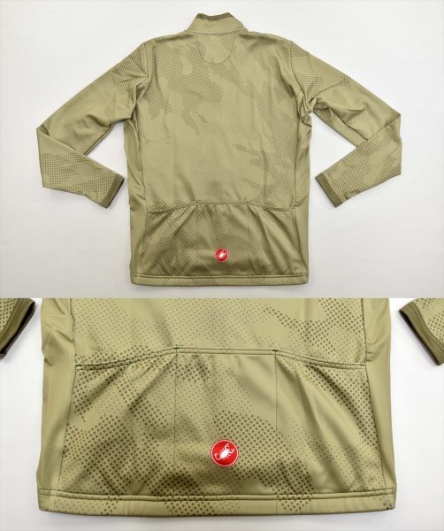 Castelli★カステリ Pericolo 長袖ジャージ size:L ライトオリーブグリーン_画像7