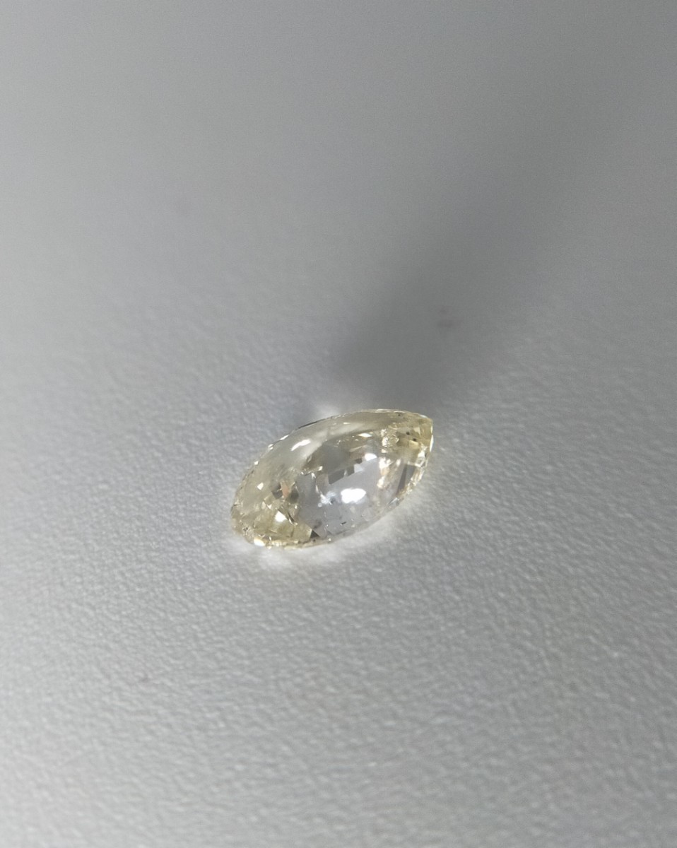  natural diamond loose 1 carat 1ct large grain ma- Kiss VERY LIGHT YELLOW I1so-ting attaching 