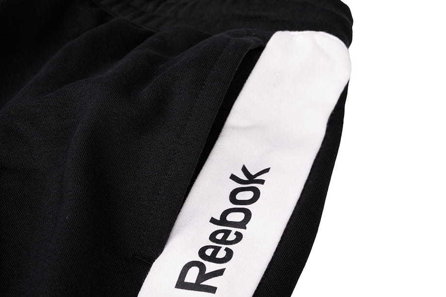 リーボック サイズ 2XO 3XL エッセンシャル リニア ロゴ Reebok トラックスーツ スウェット セットアップ 上下セット ブラック 薄手 FP8159_画像7