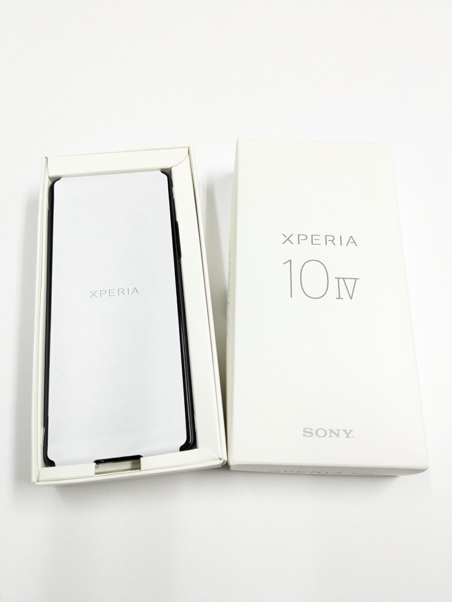 未使用品 Xperia 10 IV ブラック 128GB SIMフリー(Android)｜売買され