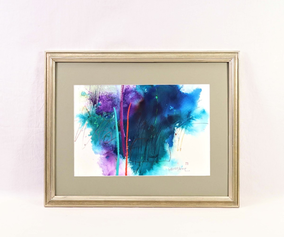 Yahoo!オークション - 真作 納健 水彩「抽象 Untitled」画寸 Yahoo!オークション - 真作 納健 水彩「抽象 Untitled」画寸