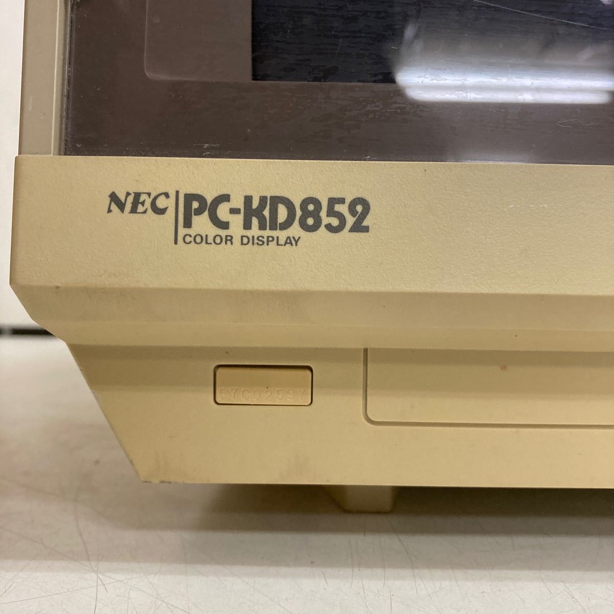 R506 NEC PC-KD852 color display body only / electrification OK junk 