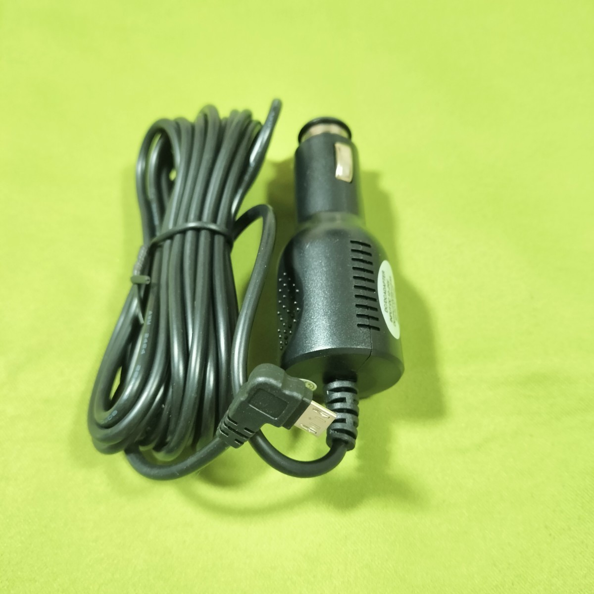 シガーソケット 電源ケーブル ドライブレコーダー カーナビ micro USB_画像1