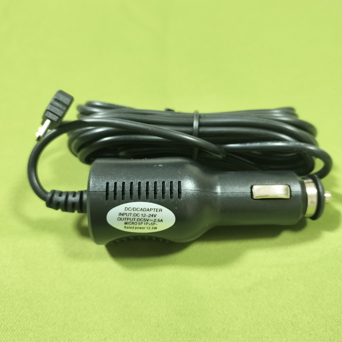 シガーソケット 電源ケーブル ドライブレコーダー カーナビ micro USB_画像2