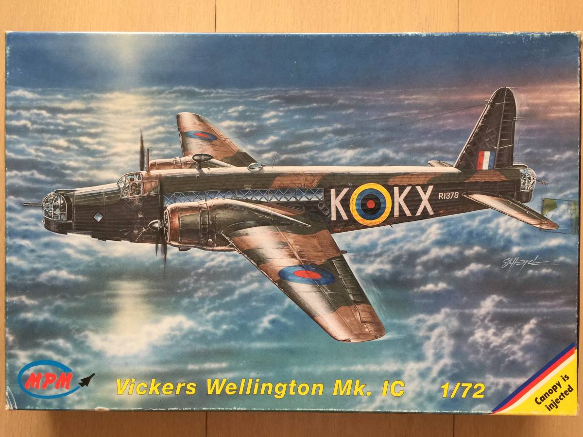 【ジャンク】MPM 1/72 Vickers ヴィッカース Wellington ウェリントン Mk.IC_画像1