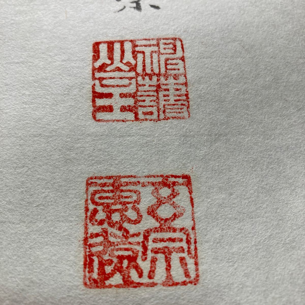 【模写】印刷？ 掛軸 紙本 書 箱無 同梱可能 No.794_画像5