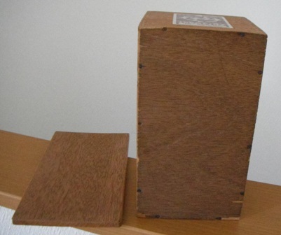 昭和レトロ　ナショナル　アイロンが入っていた木箱　アイロンはありません　木箱のみ　古い木箱_画像7