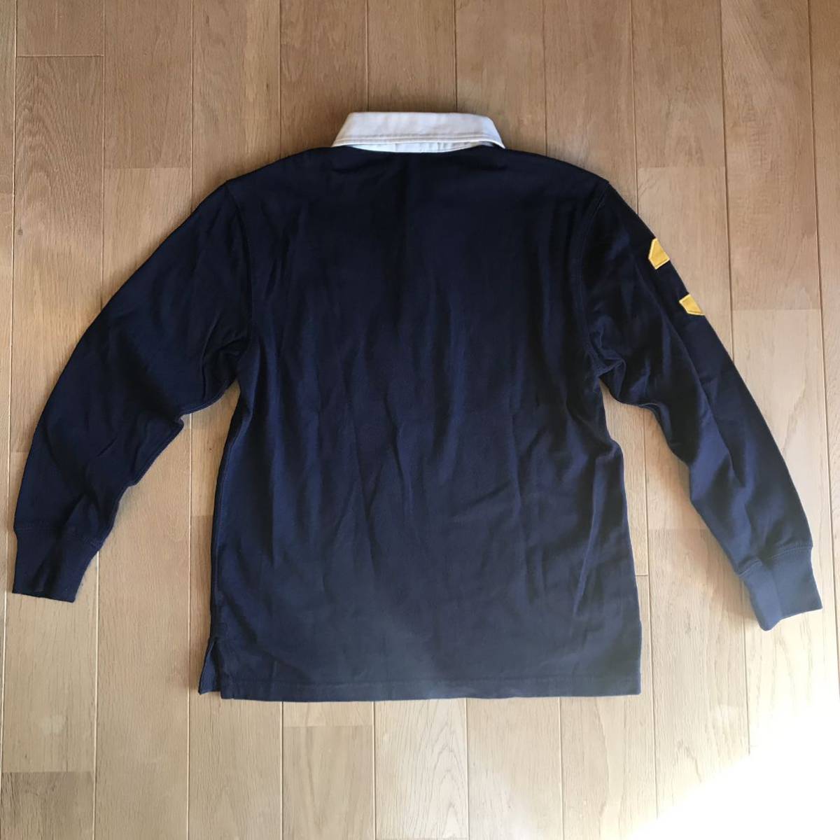 ポロ ラルフローレン ラガーシャツ 140cm キッズ　子供服 POLO RALPH LAUREN 長袖 ポロシャツ ネイビー_画像2