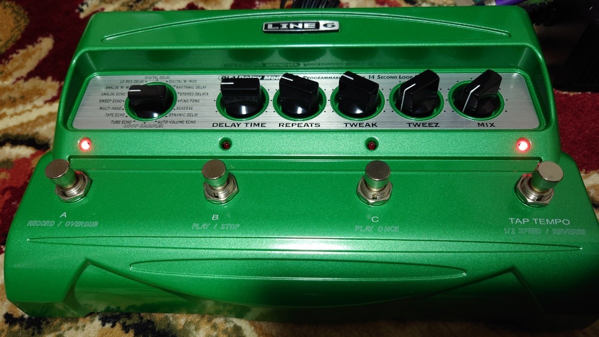 【生産終了】美品 LINE6 ★DL4 Delay modeler★ アダプタセット_画像5