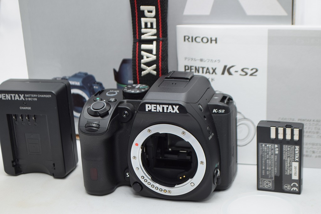 訳アリ品☆PENTAX ペンタックス K-S2 ブラック ボディ☆元箱付