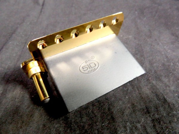 ★新品セール/最安値★GOTOH／510T-FE2-GG◆10.8mm ピッチ ６点支持 トレモロ／国産 510／ゴトー フラグシップ／ハイエンド モデル G/Gold_画像3