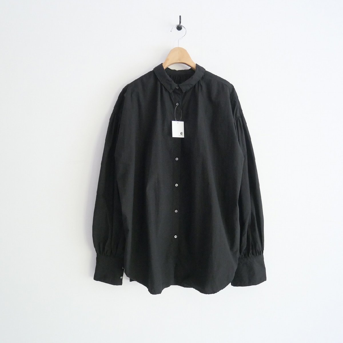 2022 / GOOD GRIEF! グッドグリーフ / Gather Blouse(BK) ギャザーブラウス / 22050560212910 / L'Appartement購入品 / 2306-1370_画像1