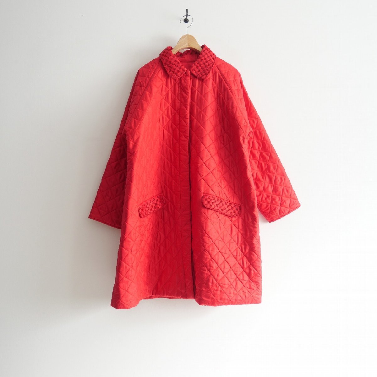 2022 / 未使用 / BUNON ブノン / embroidery A-Line coat 刺繍＋キルティングコート / BN9001 / 2307-1540