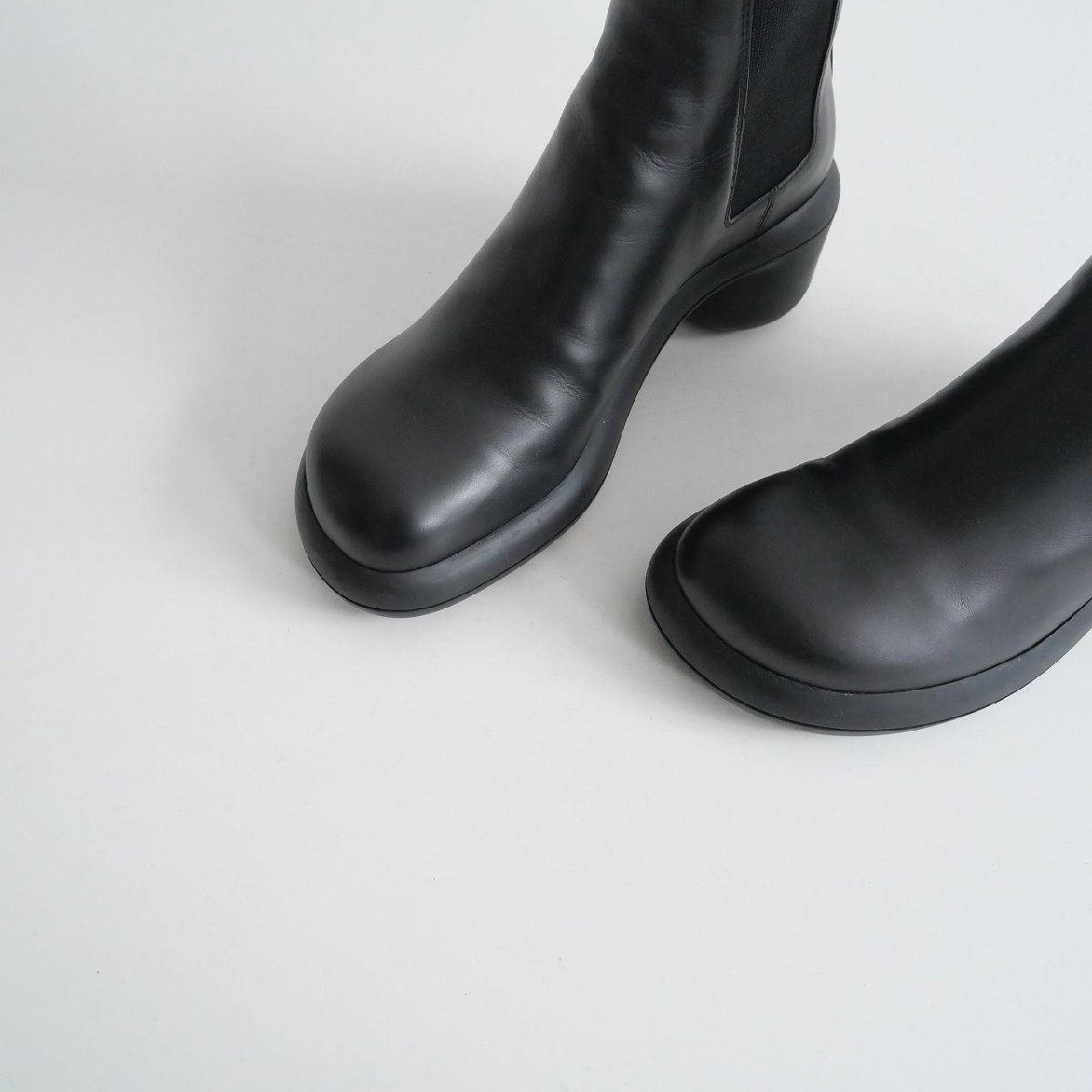 JIL SANDER ジルサンダー / ブロックヒールアンクルブーツ 38 / J15WU0022 / 2310-1327_画像3