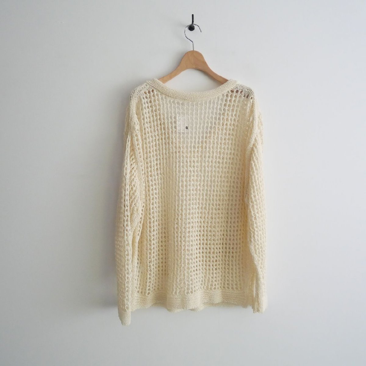 2023 / enrica エンリカ / Washi mesh knit Pullover ニット プルオーバー / KNIT 128 / 2309-0228の画像5