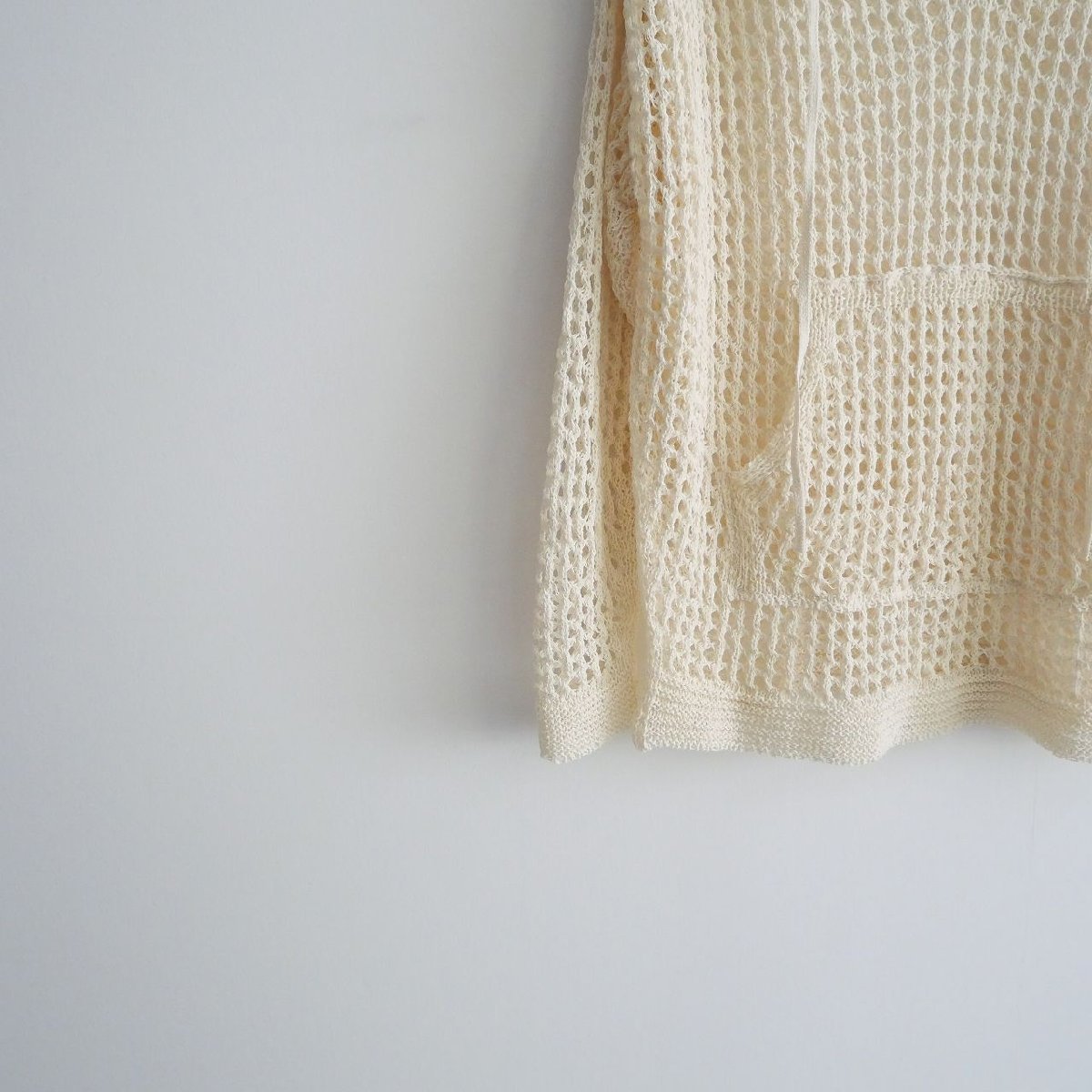 2023 / enrica エンリカ / Washi mesh knit Pullover ニット プルオーバー / KNIT 128 / 2309-0228の画像4