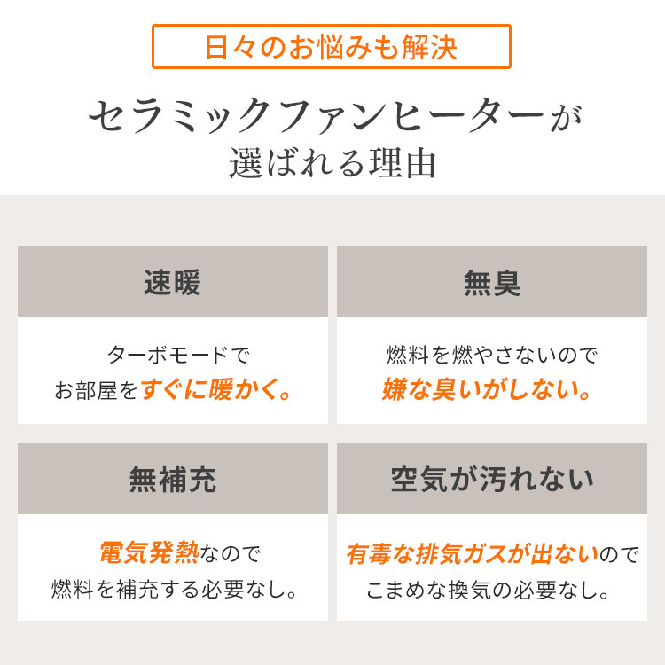 ヒーター 人感センサー付 小型 スリム 足元 セラミックヒーター ファンヒーター ターボヒートスリム 大風量 暖か 暖房 速暖 暖房器具_画像9