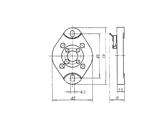 真空管ソケット 4ピン 4個セット 2A3・300B等 新品 管理番号[SO0005]_画像3