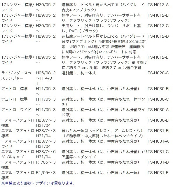 MIYABI / 雅 真月光 シートカバー 運転席＋助手席セット ブラウン 日野 17レンジャー 標準 H29/5～ ハイグレード/肘掛け32cm TS-H012-D_画像7