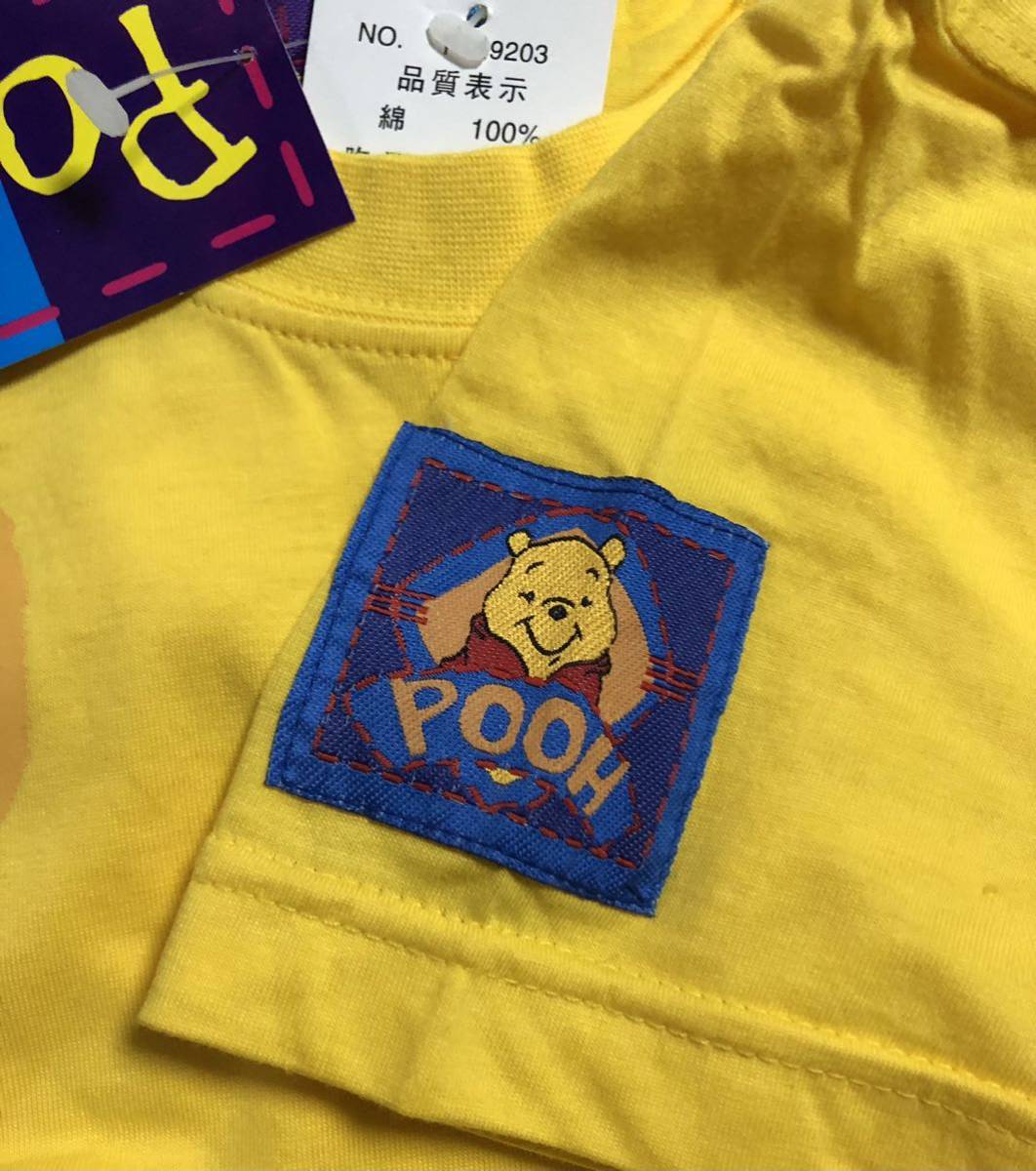  free shipping 130 Pooh short sleeves T-shirt popular character cotton 100