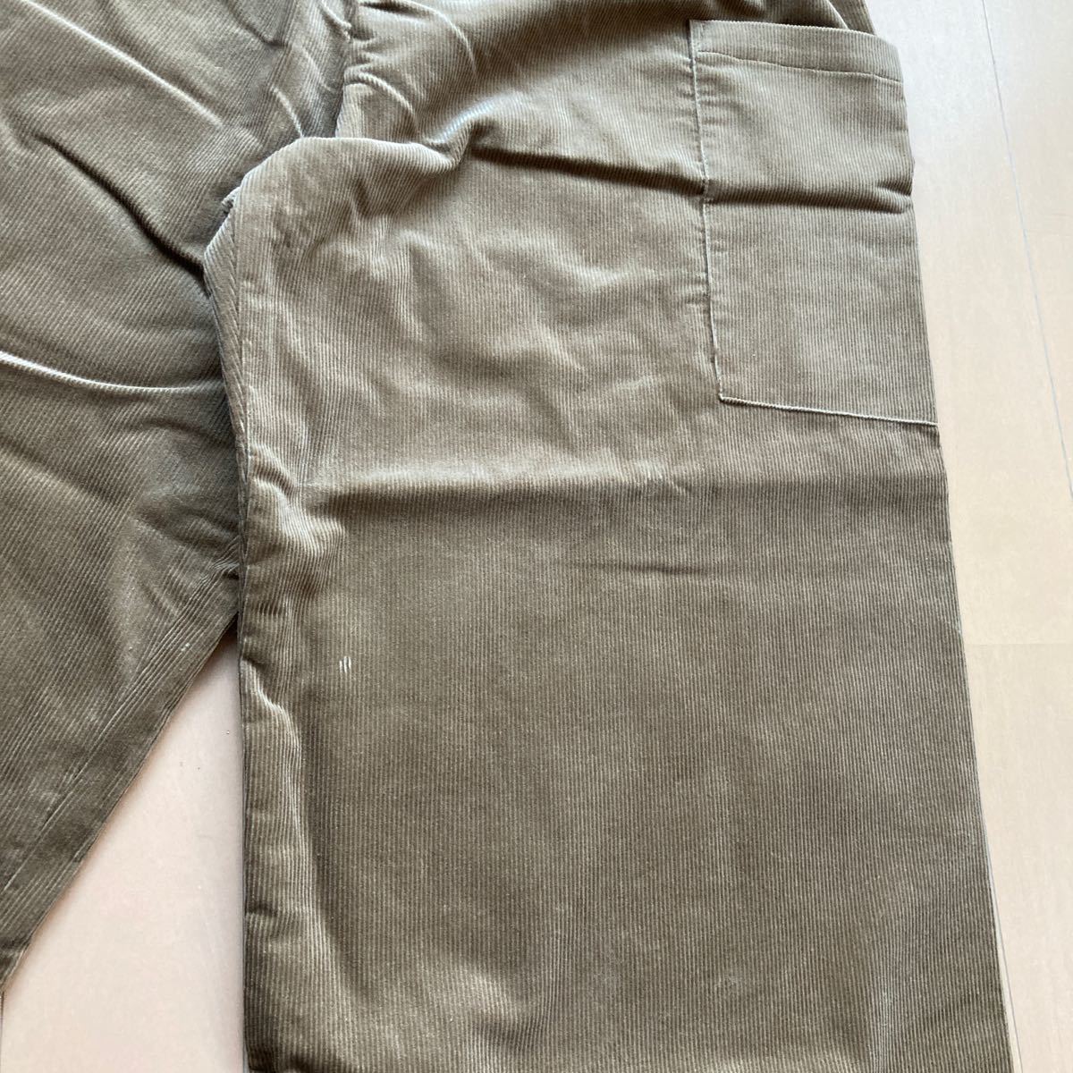 新品　アニエスベー agnes b. UBT0 PANTALON パンツ コーデユロイ ワイド キャメル サイズ38 Y356UBT0318 定価36,300円　タグ付き_画像5