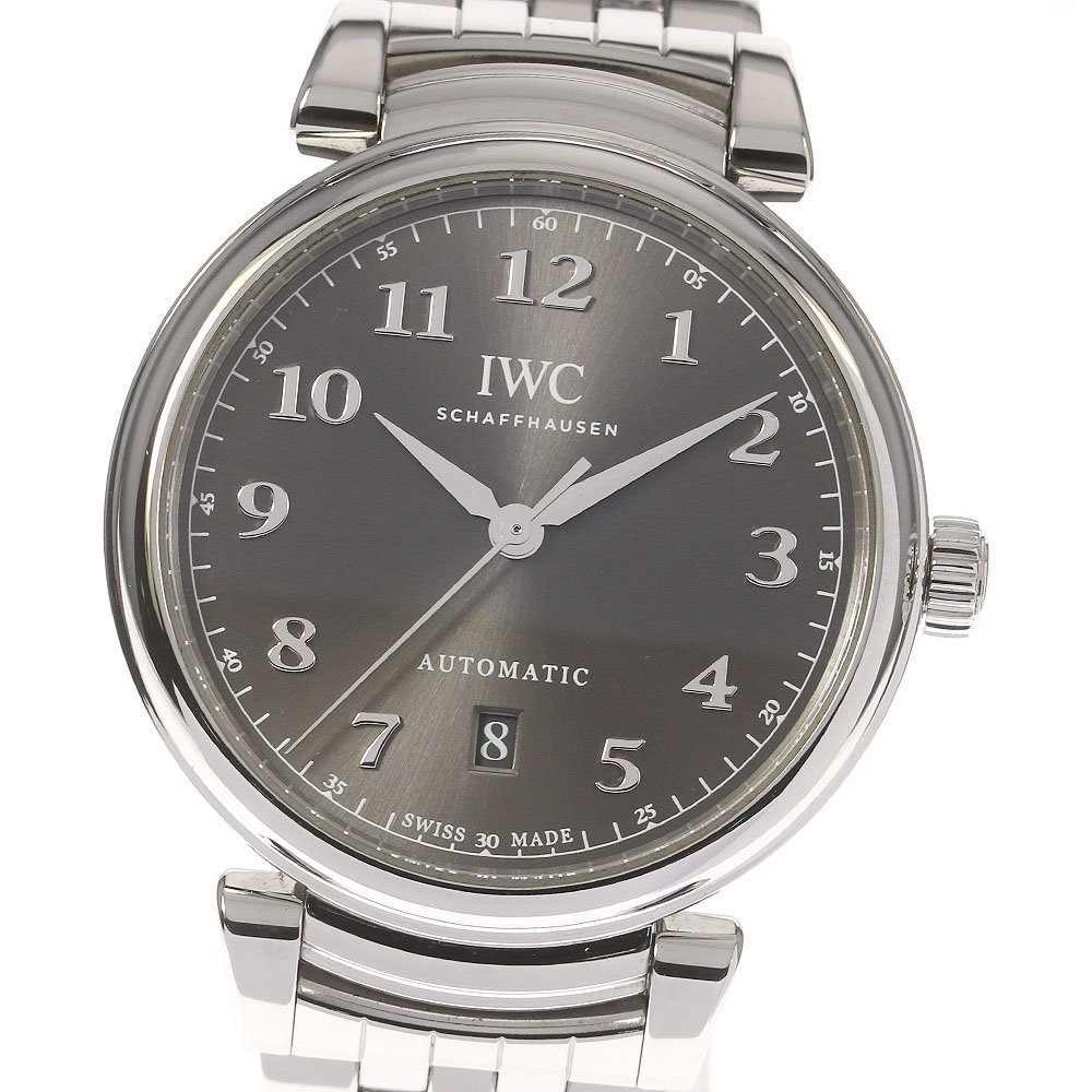 ☆美品★箱・保証書付き【IWC SCHAFFHAUSEN】IWC ダ・ヴィンチ デイト IW356602 自動巻き メンズ_710956