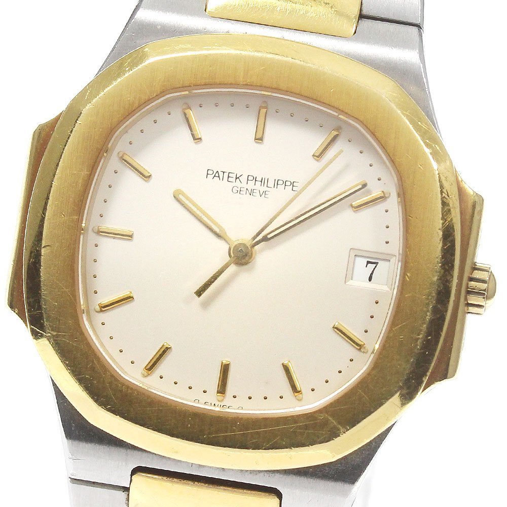 パテックフィリップ PATEK PHILIPPE 3900 ヴィンテージ デイト クォーツ メンズ _662384【ev15】_画像1