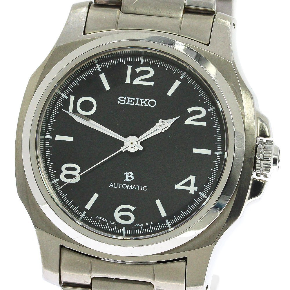  Seiko SEIKO SAGL003/8L21-00A0 Brightz эмаль циферблат самозаводящиеся часы мужской _778158