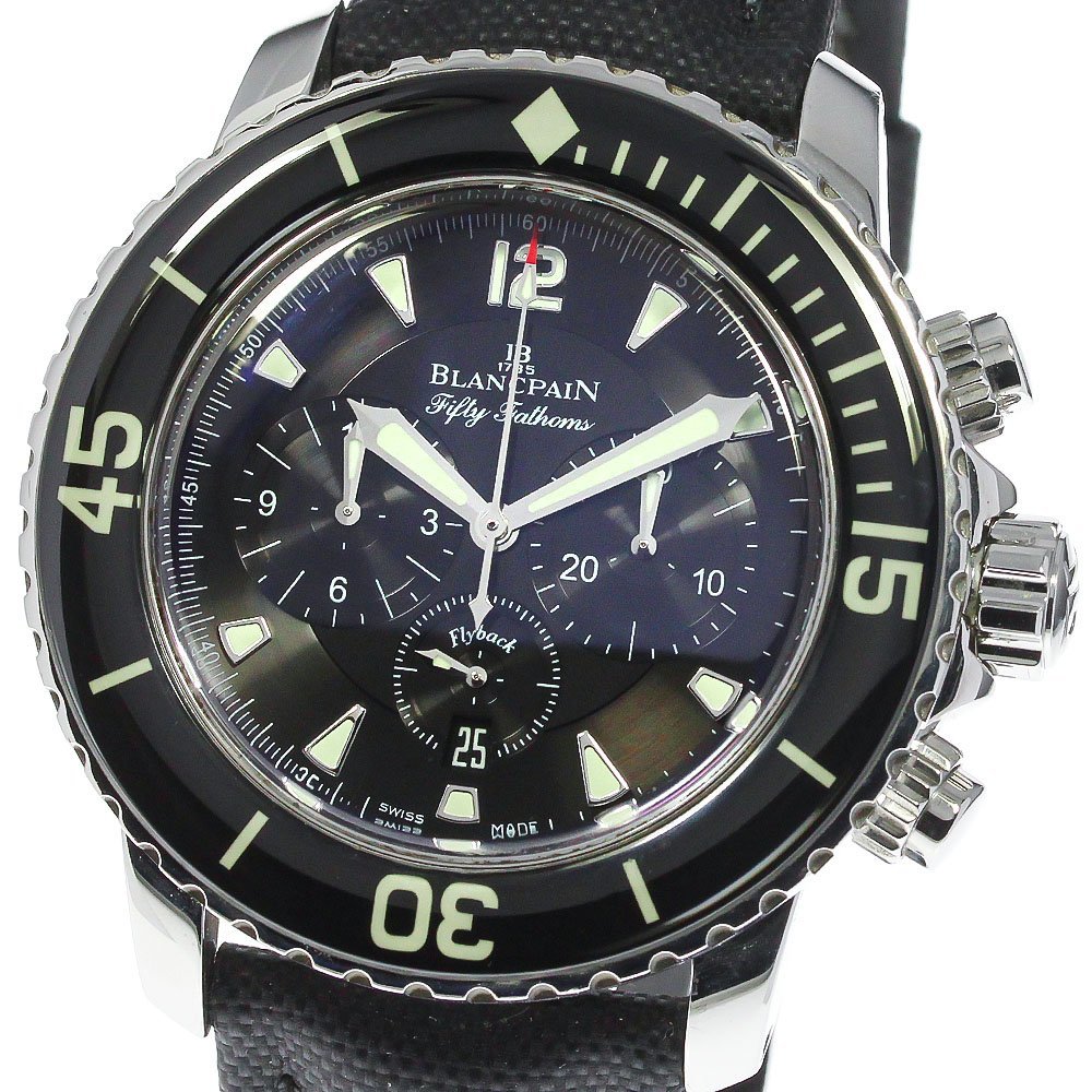  Blancpain Blancpain 5085F-1130-52fifti*fazoms хронограф самозаводящиеся часы мужской с гарантией ._756996