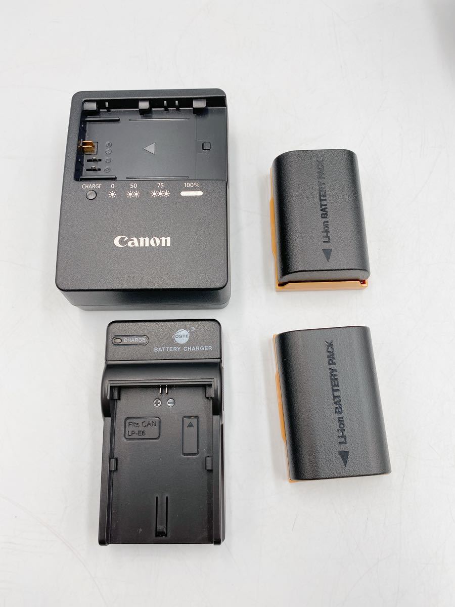 Canon キャノンEOS デジタル一眼レフカメラ EOS7D ボディ 予備バッテリー２個 充電器 ☆1円スタート_画像9