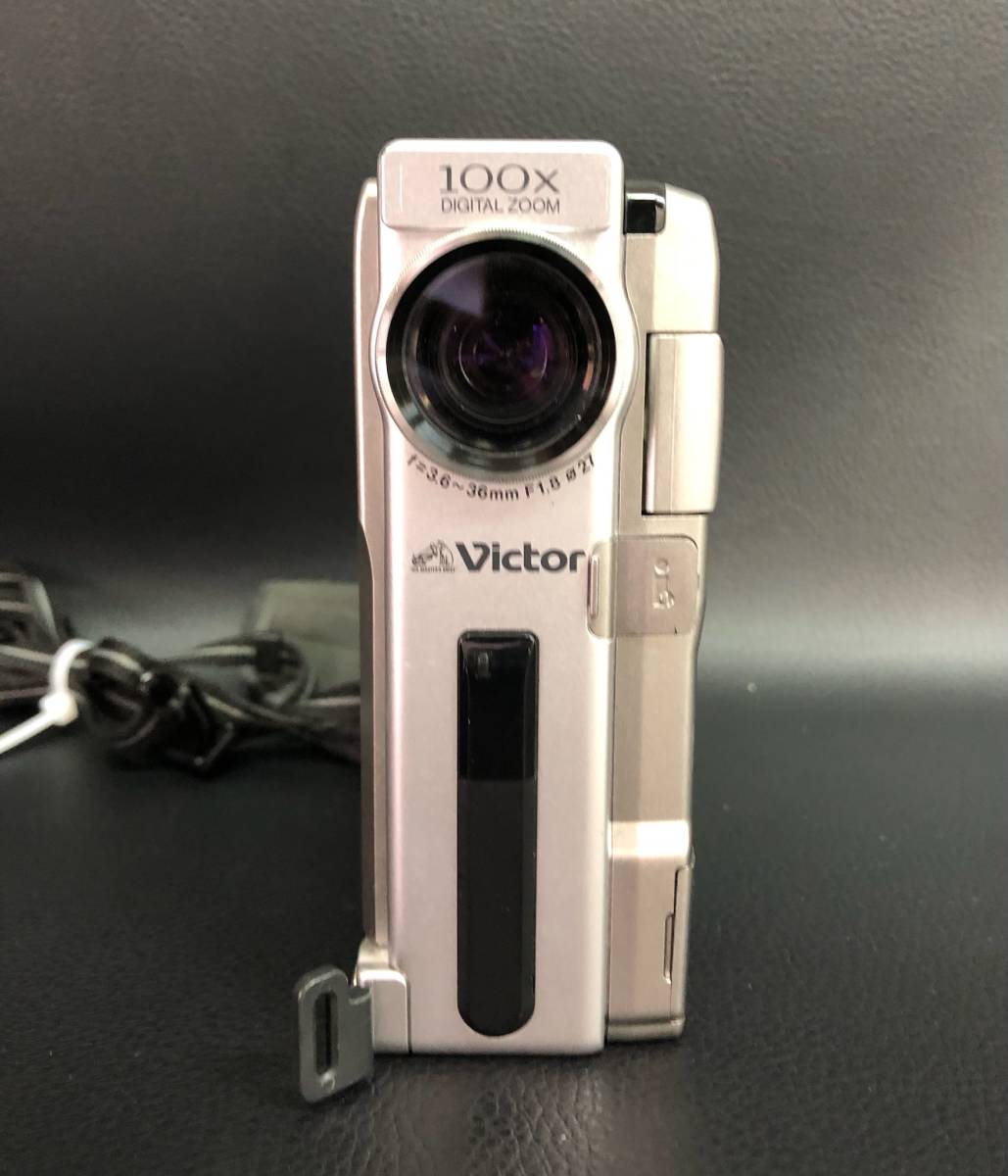 デジタルビデオカメラ チャージャー付き Victor ビクター GR-DVX33 miniDV 231020-126の画像6