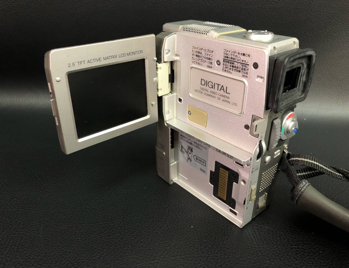 デジタルビデオカメラ チャージャー付き Victor ビクター GR-DVX33 miniDV 231020-126の画像3