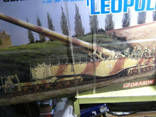 ・未開封品 プラモデル●ドラゴン ハセガワ 1/35●German Railway Gun 28cm K5(E)●28cm 列車砲 レオポルド_画像3