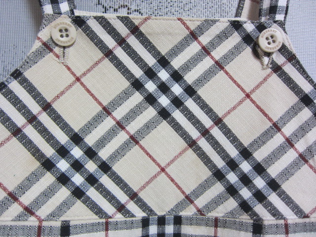 バーバリー　☆　BURBERRY　☆　ジャンパースカート 　＜ 100 A ＞_画像3