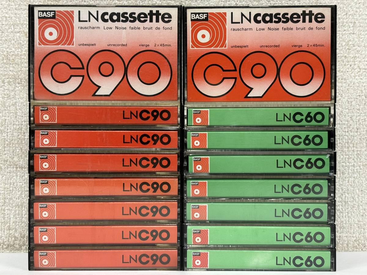 ★☆Z934 BASF カセットテープ LN C90 他 西ドイツ製 West Germany 16本セット☆★_画像1