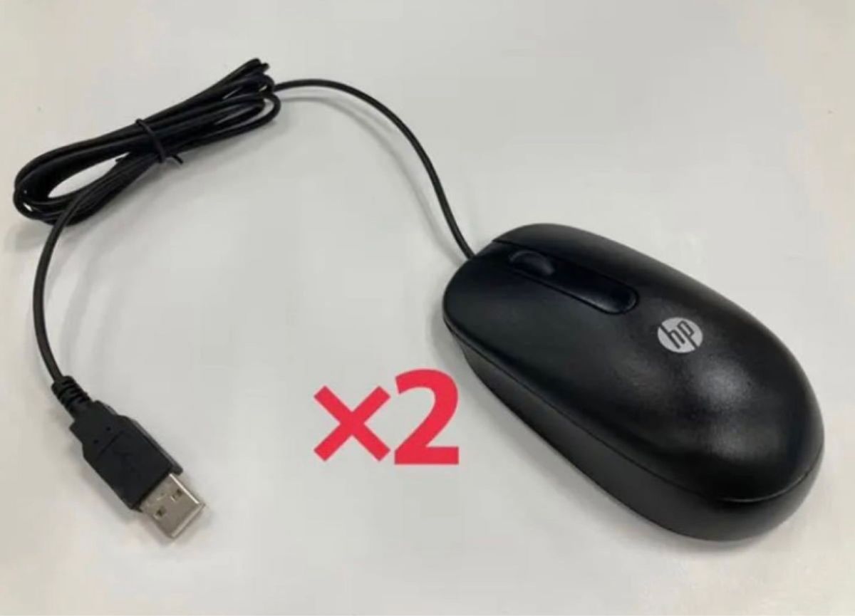 HP 純正 USB 2ボタン 光学式マウス P/N 672652-001 2個 HP 純正 USB 2ボタン 光学式マウス P/N 672652-001 2個