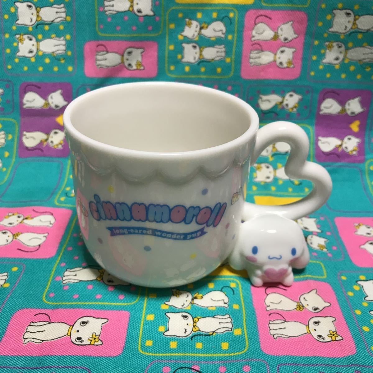 ☆*:サンリオ☆シナモンロール☆マグカップ 陶器製 2004 当時物 未使用品 可愛い レトロ レア Sanrio :*☆_画像1