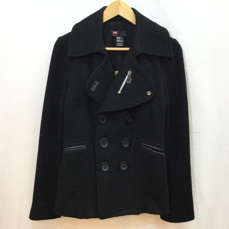ディーゼル イタリア製 コート コート S 黒 / ブラック