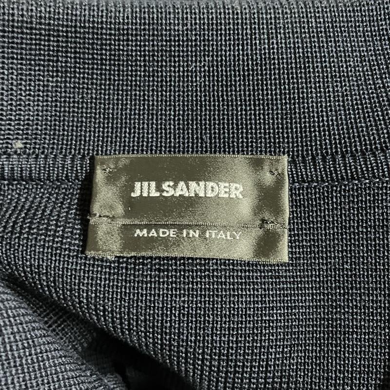 ジルサンダー JIL SANDER ロングスリーブ 襟付きカーディガン JSMK751048 MKY24518 カーディガン カーディガン 48 紺 / ネイビー 無地_画像8