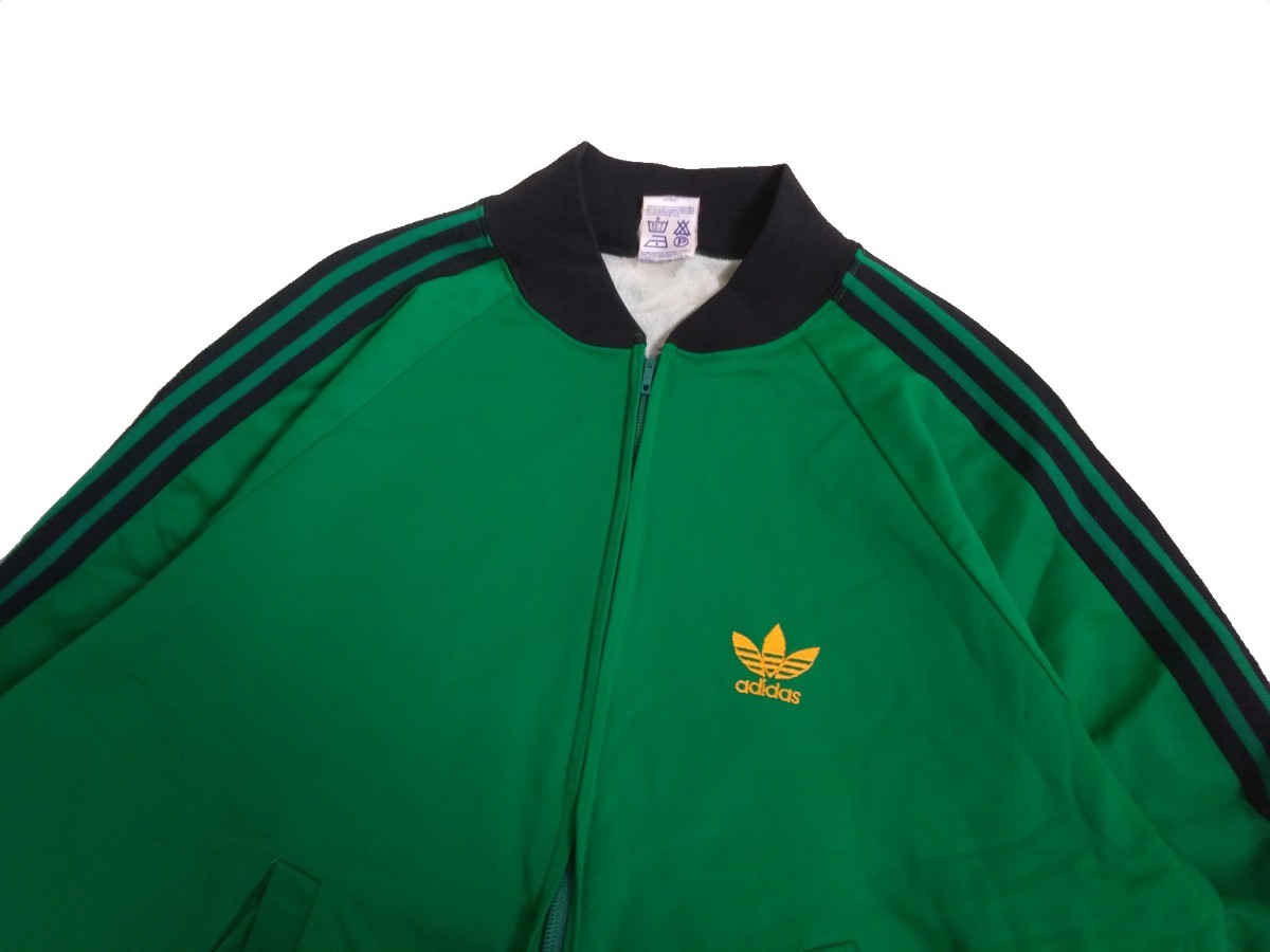 極美品 好配色 70s 当時物 フランス製 adidas ATP VENTEX 裏起毛 トラック ジャケット ジャージ メンズ アディダス ヴィンテージ 2311147_画像2