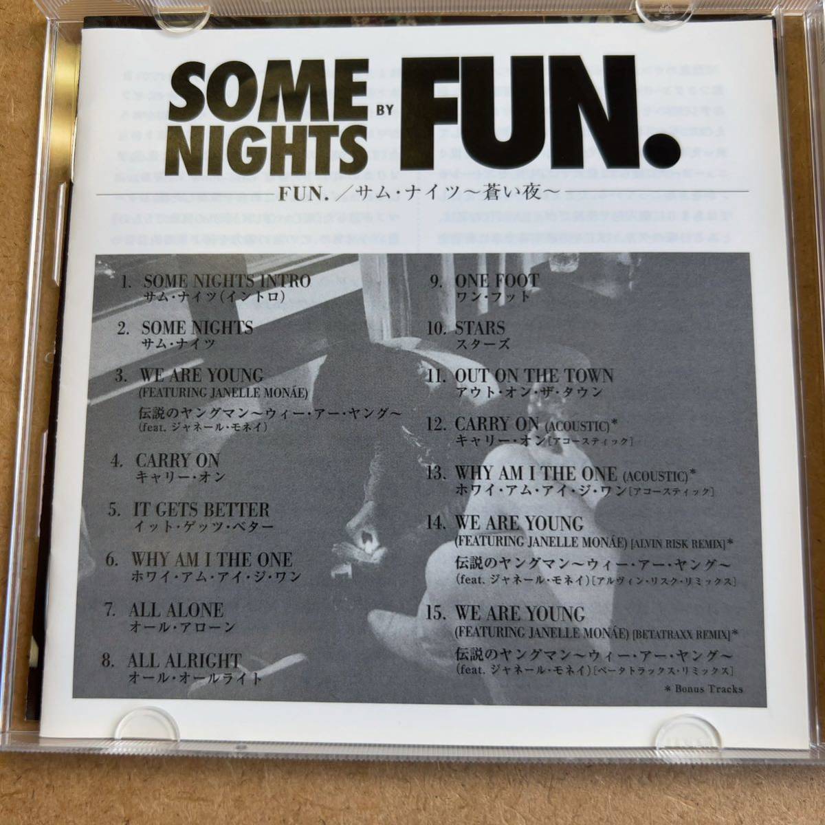 送料無料☆ FUN『SOME NIGHTS 〜蒼い夜〜』日本国内盤CD☆美品☆アルバム☆ファン☆329の画像4